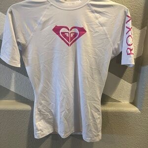 Roxy White Rash Guard